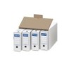 Formato folio del file definitivo Dohe - Capacità per 4 unità - Realizzato in cartone bianco premium 10pz 10pz