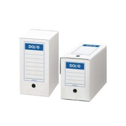 Dohe Caja de Carton de Primera Calidad - Montaje Rapido y Facil - Color Blanco