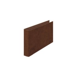 Cartelle in cartone a righe Dohe - Formato Folio orizzontale - Anelli misti - Carta stampata e laminata 12pz 12pz