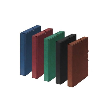 Scatola Dohe in Cartone Foderata con Carta Stampata e Laminata - Dorso 3cm - Sistema di Chiusura con Elastici 12pz 12pz