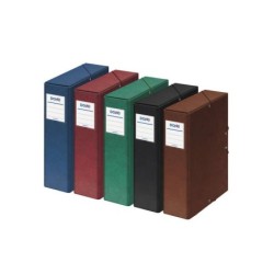 Scatola Dohe in Cartone Foderata con Carta Stampata e Laminata - Dorso 9cm - Sistema di Chiusura con Elastici 12pz 12pz