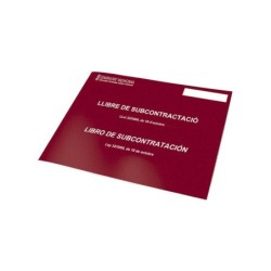 Dohe Subcontracting Books Din A4 orizzontale - 210x297mm - 10 fogli numerati - Fogli autocopianti 10pz 10pz
