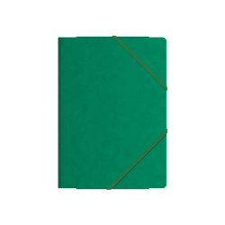 Dohe Carpetas de Gomas con Tres Solapas - Tamaño Folio - Cartulina de Primera Calidad - Plastificadas - Cierre de Gomas Planas