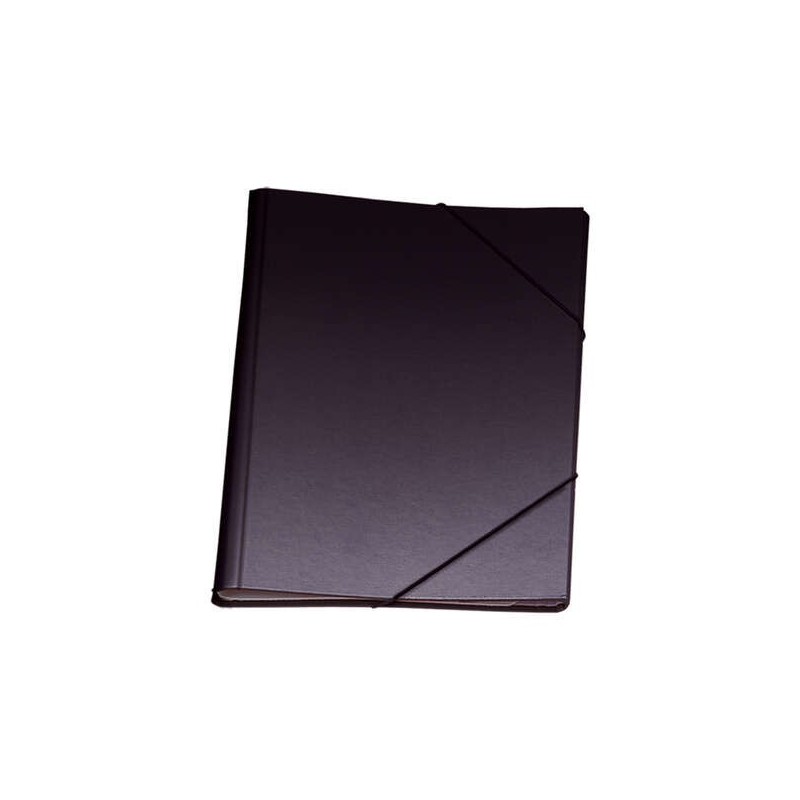 Dohe Carpeta Clasificadora 12 Departamentos - Formato Folio - Carton Plastificado - Cierre con Gomas - Color Negro Dohe Carpeta Clasificadora 12 Departamentos - Formato Folio - Carton Plastificado - Cierre con Gomas - Color Negro