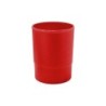 Dohe Cubilete Redondo en Poliestireno - 100% Reciclable - Apilable - 100x100mm - Ideal para Organizar Material de Oficina