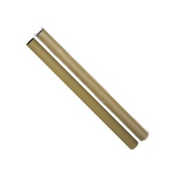Dohe Tubos de Carton Montados -  100x20mm - Tapas de Plastico - Retractilados Individualmente