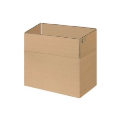 Dohe Cajas de Embalaje de 4 Solapas - Carton Marron de Canal de 3mm - Resistente y Duradero - Ideal para Envios y Almacenamiento