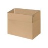 Dohe Cajas de Embalaje de 4 Solapas - 3mm de Canal - Fabricadas en Carton Marron - Resistente y Duradero