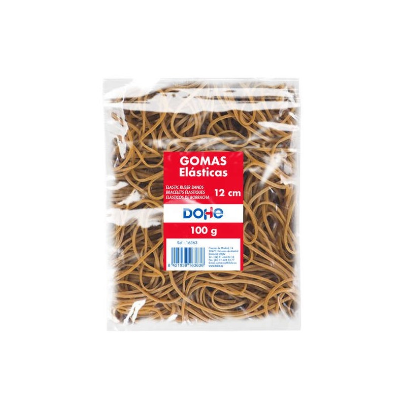 Gomma Lattice Dohe - Lunghezza 12cm - Grande Resistenza ed Elasticità - Busta da 100g Gomma Lattice Dohe - Lunghezza 12cm - Grande Resistenza ed Elasticità - Busta da 100g