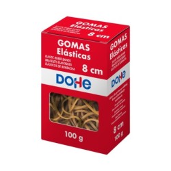 Elastici Dohe Elastici - Lunghezza 8cm - Realizzati in Lattice ad Alta Resistenza ed Elasticità - Scatola da 100gr
