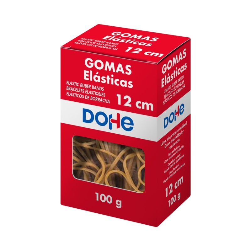 Dohe Gomas Elasticas - Longitud 12cm - Fabricadas en Latex de Gran Resistencia y Elasticidad Dohe Gomas Elasticas - Longitud 12cm - Fabricadas en Latex de Gran Resistencia y Elasticidad