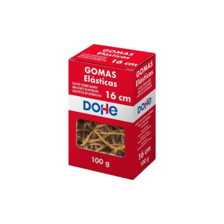 Gomma resistente Dohe - Lunghezza 16 mm - Realizzata in lattice altamente elastico - Scatola da 100 gr