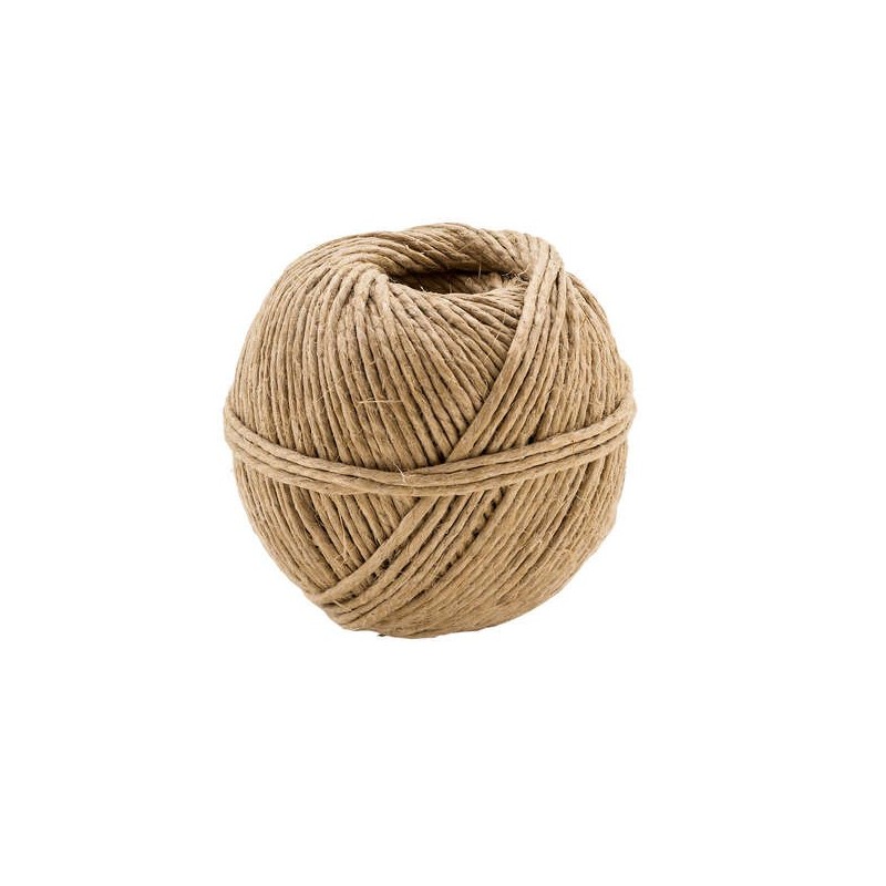 Bobina di corda di canapa Dohe - 100 metri - 400 g - Speciale per pacchi Bobina di corda di canapa Dohe - 100 metri - 400 g - Speciale per pacchi