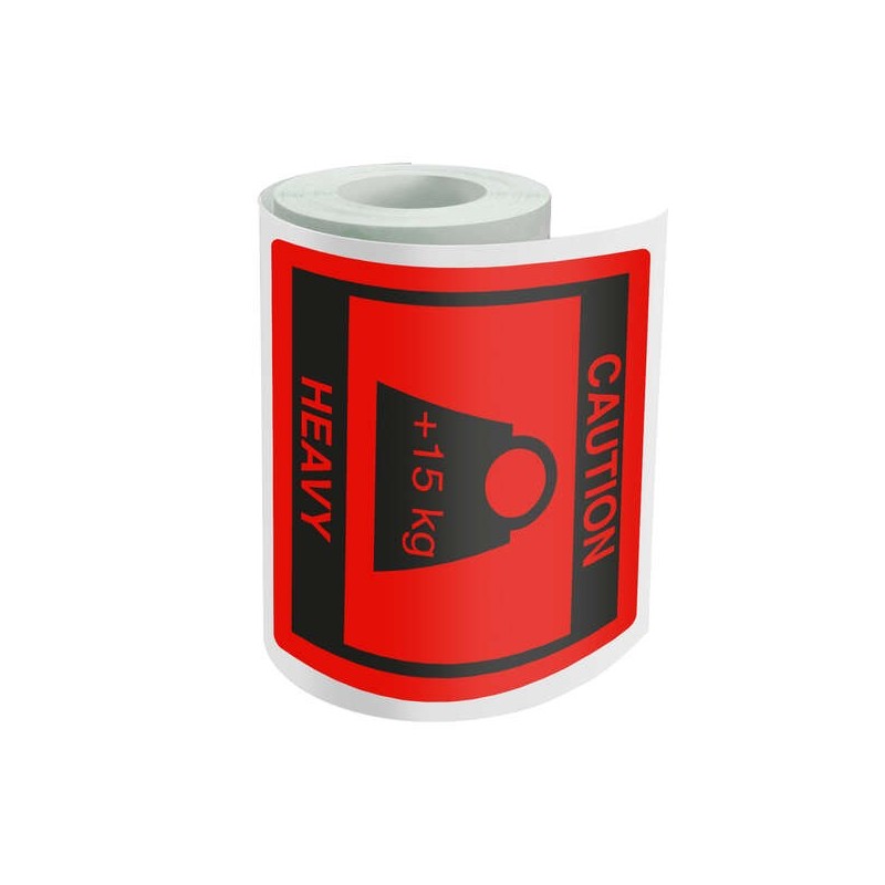 Dohe Rotolo da 500 Etichette Adesive di Attenzione - Pesante - 80x80mm - per Spedizione Pacchi 10pz 10pz Dohe Rotolo da 500 Etichette Adesive di Attenzione - Pesante - 80x80mm - per Spedizione Pacchi 10pz 10pz