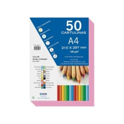 Cartoncini colorati Dohe 180 G/M2 - Formato A4 - PH neutro - Privi di cloro elementare - Coloranti biodegradabili