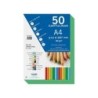 Dohe Cartulinas de Colores de 180 G/M2 - Tamaño A4 - PH Neutro - Libres de Cloro Elemental - Colorantes Biodegradables