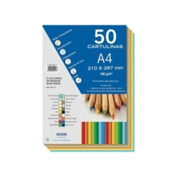 Cartoncini assortiti Dohe Intense - 50 fogli - Colori assortiti