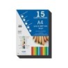 Dohe Cartulinas A4 - 15 Hojas - Ideal para Manualidades y Proyectos Escolares