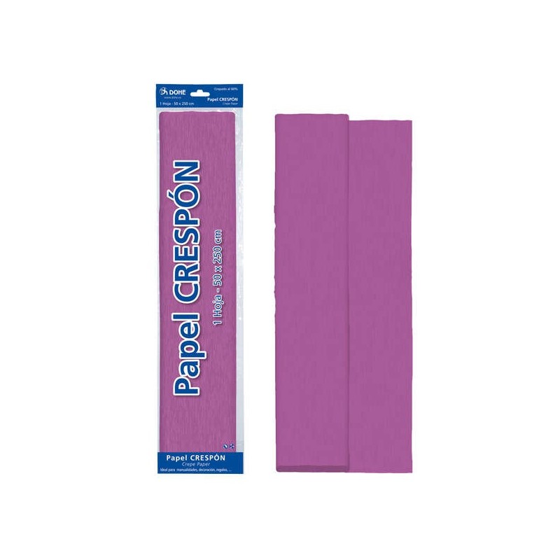 Carta crespa Dohe da 30 g - 60% crespa - Ideale per artigianato e decorazioni - Foglio 50x250 cm Carta crespa Dohe da 30 g - 60% crespa - Ideale per artigianato e decorazioni - Foglio 50x250 cm