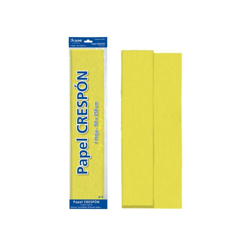 Carta crespa Dohe da 30 g - 60% crespa - Ideale per artigianato e decorazioni - Foglio 50x250 cm Carta crespa Dohe da 30 g - 60% crespa - Ideale per artigianato e decorazioni - Foglio 50x250 cm