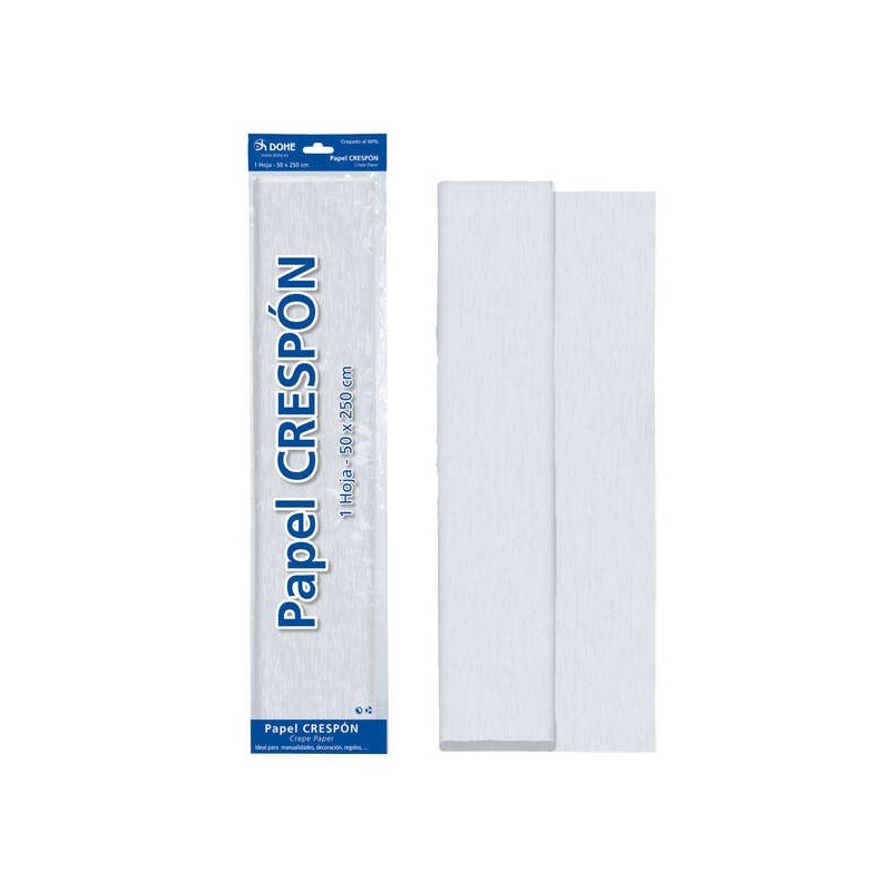 Carta crespa Dohe da 30 g - 60% crespa - Ideale per artigianato e decorazioni - Foglio 50x250 cm Carta crespa Dohe da 30 g - 60% crespa - Ideale per artigianato e decorazioni - Foglio 50x250 cm