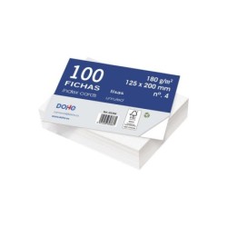 Chips di cartoncino offset Dohe bianco - 180 g - Confezione da 100 unità - Liscio