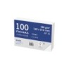 Chips di cartoncino offset Dohe bianco - 180 g - Confezione da 100 chip - Tinta unita