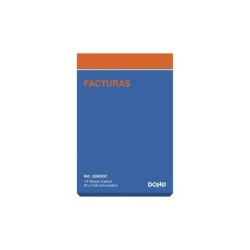 Dohe Talonarios Preimpresos a Dos Tintas en Papel Autocopiativo - 100 Hojas - Cuarto Natural - Duplicado