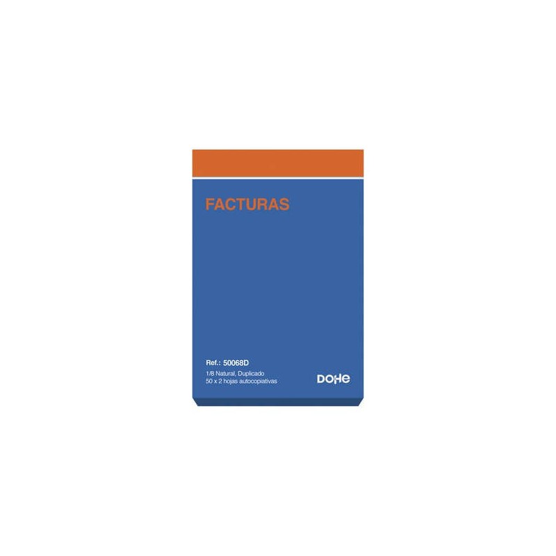 Dohe Talonarios Preimpresos a Dos Tintas en Papel Autocopiativo - 100 Hojas - Octavo Natural - Duplicado Dohe Talonarios Preimpresos a Dos Tintas en Papel Autocopiativo - 100 Hojas - Octavo Natural - Duplicado
