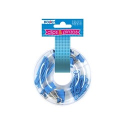 Combo pinzette Dohe - 10 pinzette da 15 mm e 5 pinzette da 19 mm - Varietà di dimensioni per usi diversi