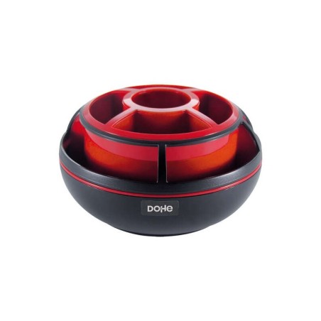 Dohe Organizador de Sobremesa Giratorio - Material de Maxima Calidad - Libre de Metales Pesados - Ideal para Ordenar Utensilios