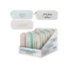 Astuccio Dohe in silicone semitraslucido - con chiusura a cerniera - Decorazioni colorate - Stampa colorata 12pz 12pz