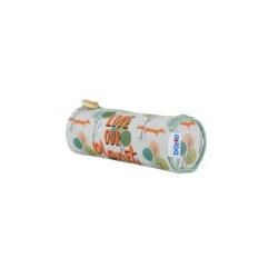 Astuccio Dohe per materiale scolastico - Realizzato in poliestere flessibile e resistente - Chiusura con cerniera
