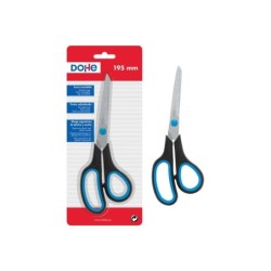 Forbici Dohe in acciaio inossidabile - Punte arrotondate - Manico ergonomico in plastica e gomma - Blister individuale