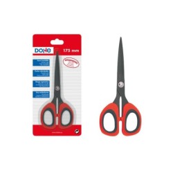 Forbici Dohe Antiaderenti in Acciaio Inossidabile - Punte Arrotondate - Manico ergonomico in plastica e gomma - Blister individu