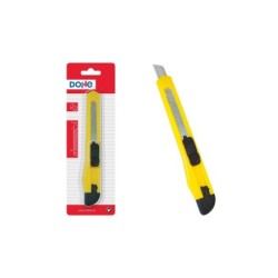 Dohe Cutter Resistente de Plastico - Cuchillas de Acero Tronzables - Sistema de Bloqueo de Cuchilla
