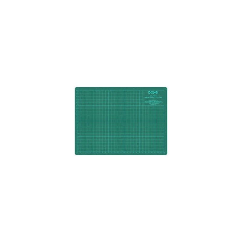 Tappetino da taglio Dohe in PVC da 3 mm - Superficie autoriparante - Griglia metrica stampata - Formato A4 Tappetino da taglio Dohe in PVC da 3 mm - Superficie autoriparante - Griglia metrica stampata - Formato A4