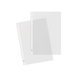 Dohe 100 Fundas Multitaladro en Polipropileno Piel de Naranja - 16 Perforaciones - Resistente y Duradero
