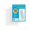 Dohe 10 Fundas Multitaladro Premium con 16 Perforaciones - Polipropileno Rugoso