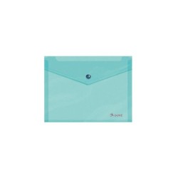 Dohe Carpeta de Polipropileno A5 Apaisado - 150 Micras - Apertura Superior y Cierre Broche Automatico - Resistente y Duradera