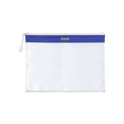 Dohe Bolsa Cremallera PVC - 32x24cm - Ideal para Documentos A4