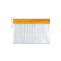 Dohe Bolsa Cremallera PVC - 24x17.5mm - Resistente al Agua - Ideal para Documentos A5