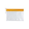 Dohe Bolsa Cremallera PVC - 24x17.5mm - Resistente al Agua - Ideal para Documentos A5