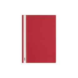 Dohe Dosier con Fastener de Polipropileno - Tamaño A4 - Cubierta Transparente y Trasera Opaca - Ideal para Organizar Documentos