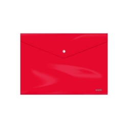 Dohe Carpeta Apaisada con Cierre de Broche - 200mm - Polipropileno Opaco Cristal de 200 Micras - Resistente y Duradera