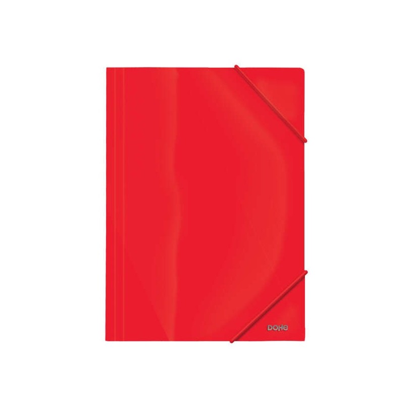Dohe Carpeta de Gomas con Tres Solapas - 600 Micras - Fabricada en Polipropileno Opaco Cristal - Cierre de Gomas Redondas Dohe Carpeta de Gomas con Tres Solapas - 600 Micras - Fabricada en Polipropileno Opaco Cristal - Cierre de Gomas Redondas