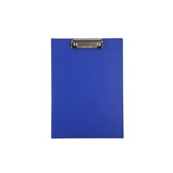 Cartella Dohe Clip Formato A4 - Cartoncino rivestito in PVC opaco - Clip a pressione - Tasca interna