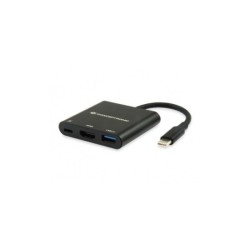 Adattatore multiporta Conceptronic da USB-C a HDMI / USB-C / USB 3.0 - Risoluzione 4K - Plug &amp; Play