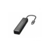 Hub USB-C Conceptronic con 3x USB-A 3.1 + lettore di schede SD e microSD - Alloggiamento in alluminio
