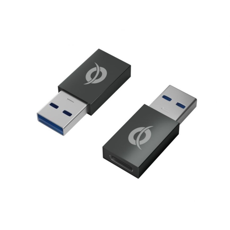 Confezione Conceptronic da 2 adattatori USB: da USB-A maschio a USB-C femmina Confezione Conceptronic da 2 adattatori USB: da USB-A maschio a USB-C femmina